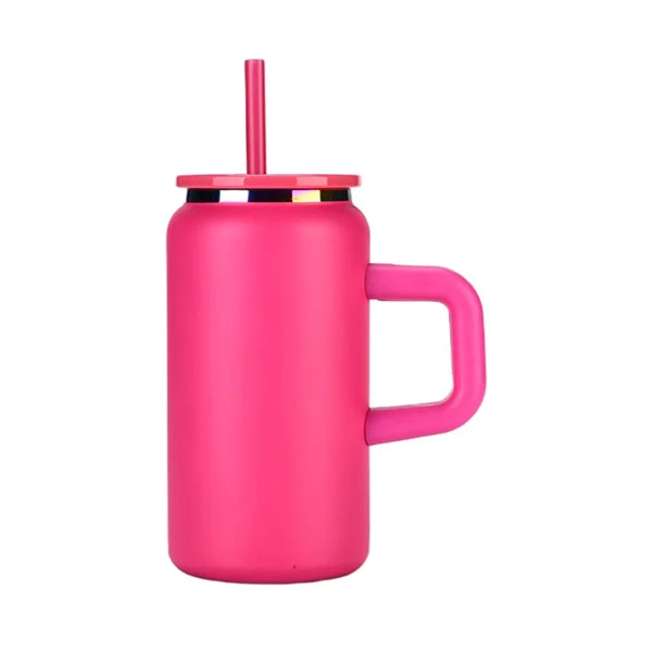 16oz Mason Jar cum manubrio