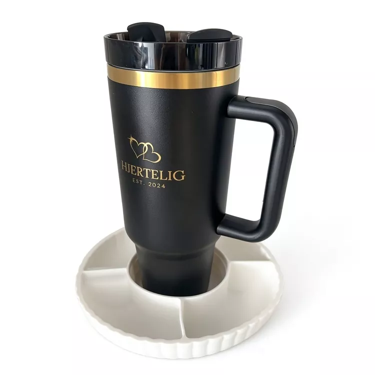 40oz Tumbler cum Silicone Fructus Plate